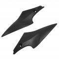 Qiilu 2pcs Gas Tank Side Fairing Cover Left Right Replacement For Suzuki R 600 750 2006 2007 Carbon Fiber Seats And