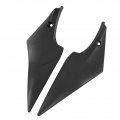 Qiilu 2pcs Gas Tank Side Fairing Cover Left Right Replacement For Suzuki R 600 750 2006 2007 Carbon Fiber Seats And