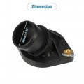 Uxcell Engine Coolant Thermostat Housing Assembly No 53020887ad 53020887ac For Chrysler Aspen 2007-2009 Dodge Dakota 2001-2010