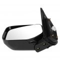 Ocpty Black Left Side Mirror Fit For 2006-2014 Honda Ridgeline Smooth Glass Manual Folding