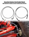 Front Rear Brake Lines For Polaris Rzr 800 S 4 Xp 900 570 Heavy Duty Stainless Steel Braided Extended Rear Line Also Fit 5 6