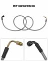Front Rear Brake Lines For Polaris Rzr 800 S 4 Xp 900 570 Heavy Duty Stainless Steel Braided Extended Rear Line Also Fit 5 6