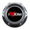 Vms Racing Gunmetal Oil Cap With I Love Jdm Emblem In Cnc Machined Billet Aluminum Compatible Honda Acura Integra
