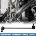 X Autohaux 2pcs 12 64 Front Sway Bar Links K750436 K750437 Stabilizer Link Suspension Kit For Hyundai Sonata 2011-2014
