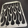 Smt-stainless Flame Radiator Grille Cover Compatible With Kawasaki Vulcan Vn 1500 Vn 1700 Chrome Moto B00xohyx8g