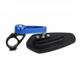 Uxcell Universal Black Blue Motorcycle 7 8 Inch Handle Bar End Side Rearview Mirrors Pair