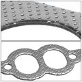 Aluminum Exhaust Manifold Header Gasket Set Compatible With 67-86 Chevy Gmc C K Pickup Suburban Sbc