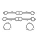 Aluminum Exhaust Manifold Header Gasket Set Compatible With 67-86 Chevy Gmc C K Pickup Suburban Sbc
