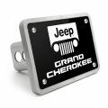 Ipick Image Made For Jeep Grand Cherokee Uv Graphic Black 3 8 Thick Solid Billet Aluminum 2 Inch Tow Hitch Cover