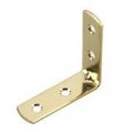 4pcs Traditional Brass Corner Angle Bracket 690-96sb15r Height 1 2 In Material Color Finish 