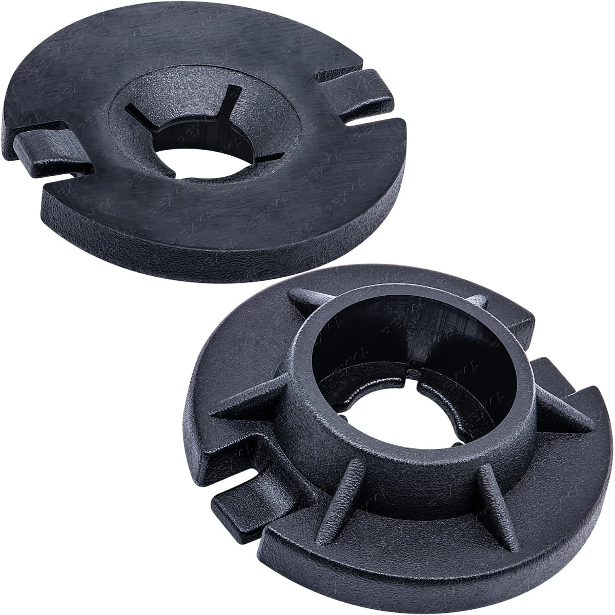 25pcs Engine Cover And Wheel Apron Push Nut For Tesla Model 3 Y 1110713-99-c 6mm Stud 18mm Flange Nylon Clips White