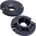 25pcs Engine Cover And Wheel Apron Push Nut For Tesla Model 3 Y 1110713-99-c 6mm Stud 18mm Flange Nylon Clips White