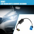 A Absopro Led Car Headlight Canbus Decoder 9007 Error Free Warning Resistors Replacement Anti Flicker Resistor Plastic Black