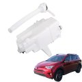 Windshield Washer Fluid Reservoir Tank With Motor Tube And Sensor Hole White Replacement For Rav4 2013-2018 85315-0r030 