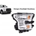 G-plus Headlights Assembly Compatible With 2015-2017 Ford F150 Not Models Led Or Hid Headlamp Passenger Side Clear Lens Chrome
