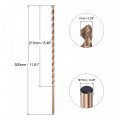 Uxcell M35 High Speed Steel Straight Shank Twist Drill Bit Gold Oxide 7mm Diameter 300mm Length