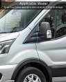 Left Side External Front Rearview Mirror A Pillar Triangular Cover Plate Fit For Ford Transit Mk8 2014 2015 2016 2017 2018 2019