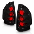 Amerilite Black Euro Tail Lights For G M C Envoy Passenger And Driver Side