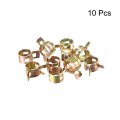 Uxcell 15mm 5 8inch Spring Band Type Action Fuel Silicone Vacuum Hose Pipe Clamp Low Pressure Air Clip 10pcs