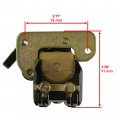 Caltric Rear Brake Caliper Compatible With Honda 43250-hm3-305 Mechanical