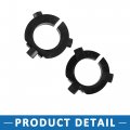 A Absopro H7 Led Headlight Adapter Bulb Retainer Holder Front Side For Hyundai Veloster 2012-2016 Black 2pcs