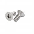 Uxcell M4x10mm 316 Stainless Steel Fully Thread Flat Head Torx Screws Fasteners 25pcs