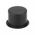 X Autohaux 2pcs Aluminum Alloy Bottle Cup Drink Holder Insert Replacement Black For Marine Boats Rvs
