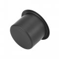 X Autohaux 2pcs Aluminum Alloy Bottle Cup Drink Holder Insert Replacement Black For Marine Boats Rvs