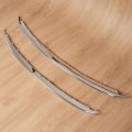 Kuafu Front Upper Lower Grille Trim Compatible With 2011-2015 Ford Explorer Replacement For Bb5z-8200-aa Bb5z-8200-ba Fo1216107