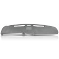 G-plus Dashboard Dash Cover Compatible With Ford F100 F150 F250 F350 Bronco 1980 1981 1982 1983 1984 1985 1986 Light Gray 