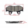 Rear Brake Pads For Yamaha Yfz450v Bill Ballance Edition 2006-2007 Model Kvtr-16879