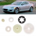 Aramox Car Window Motor Gear 6 Pcs Glasses Replacement Kit Fit For Mazda 3 2008-2009 Cx-7 2007-2012
