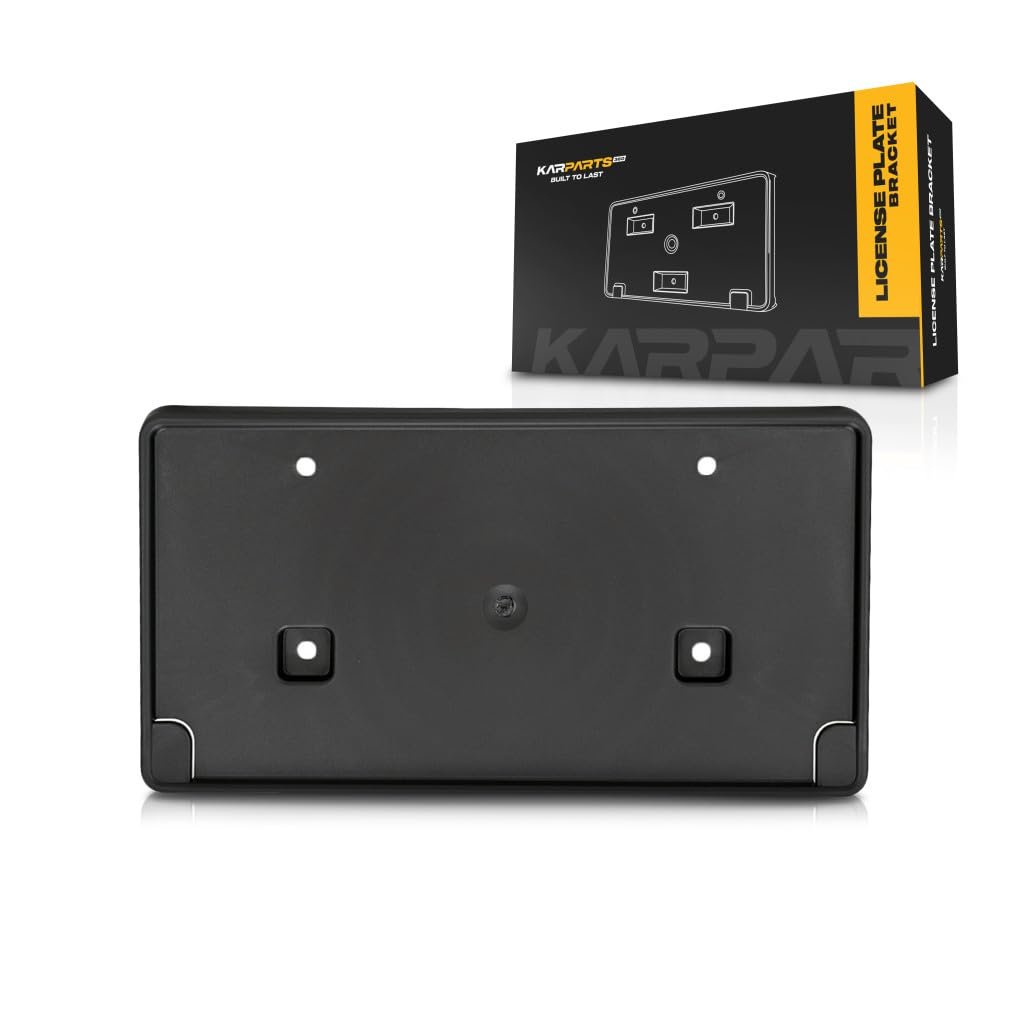 Front License Plate Bracket For Ram 1500 Classic 2019020 2 Piece Type Bumper 2 All Cab Types Ch1068128 68141642aa Black Plastic
