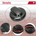 Hecasa Gas Cap Cover Compatible With 2007-2014 Bmw Mini Cooper S R55 R56 Carbon Fiber Printing Petrol Tank Fuel