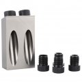Summer Enjoyment Pocket Hole Jig 7pcs Set Wood Work Positioner Woodworking Drilling Locator Kit