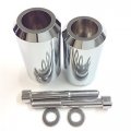 Smt-frame Slider Crash Protector Aluminum For 2002 2003 Yzf R1 Yzfr1 Yzf-r1 Chromed B01726bkks 