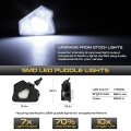 Vipmotoz Full Led Side Under-mirror Puddle Light Lamp Assembly Replacement For Mercedes-benz W204 W212 W221 C219 X156 W242 W246