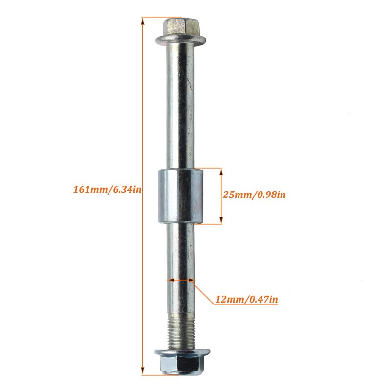 Front Rear 12mm 150mm Wheel Axle Spindle Spacers For 50cc 70cc 90cc 110cc 125cc Xr50 Crf50 Pw50 Crf70 Pit Dirt Bike