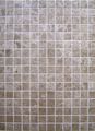 Emperador Light 1x1 Tumbled Aged Marble Mosaic Tile Wall Backsplash 