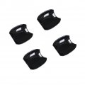 Beautost Fit For Toyota Rav4 2019 2020 2021 2022 2023 2024 Door Bowl Handle Cover Trims Carbon Fiber Black 