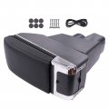 Newyall Double Layer Center Console Compartment Armrest Storage Box