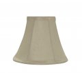 Aspen Creative 30008-2a Bell Clip-on Chandelier Lamp Shade Butter Creme 3 Top X 6 Bottom 5 Slant Height Set Of 2 