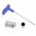 Uxcell 6mm Ball End Hex Key T-handle Wrench Spanner Metric Cr-v Steel