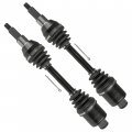 Caltric Rear Left And Right Complete Axles For Polaris Sportsman 500 4x4 Ho 1999-2002