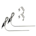 2-pack Temperature Meat Probe Replacement For Rec Tec Wood Pellet Grill Recteq Accessories With Thermometer Holder Clip