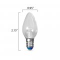 Feit Electric Bpc7 B Ledg2 6 7w Equivalent 0 5 Watt Candelabra Base Holiday Party Decorative Led C7 Light Bulb 2 15 H X 1 D