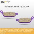Carbon Fiber Rear Brake Pads For Harley Davidson Softail Dyna Fat Bob Street Wide Glide Fatboy Heritage Classic 2008 2016 1