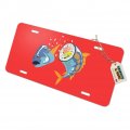 Graphics More Sushi Tuna Fish Yellowtail Roll Novelty Metal Vanity Tag License Plate