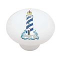Beach Lighthouse Ii Decorative High Gloss Ceramic Drawer Knob 