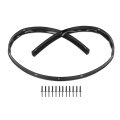 Black Rubber Bumper Hood Seal Rivets For Dodge Challenger 2008-2022 68051392ab 68051392aa 